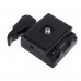 Black Metal Quick Release Plate Clamp Adapter Set For SLR DSLR Camera Tripod Black Metal Quick Release Plate Clamp Adapter Set For SLR DSLR Camera Tripod